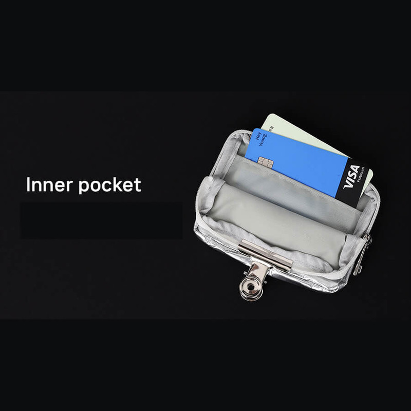 inner pocket - Wanna This NPDA Zipper Card Holder Wallet