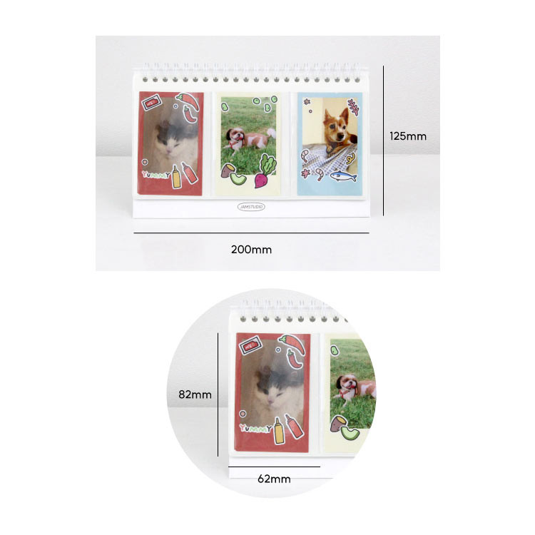 Size of Jam Studio Photocard Holder Display Stand Small