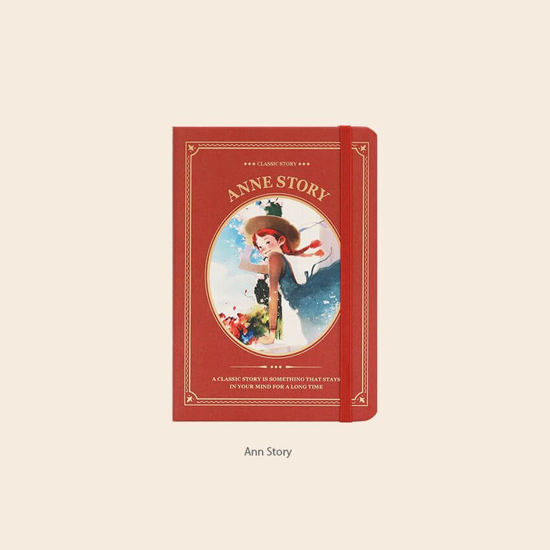 anne story - Indigo Classic B6 Hardcover Band Lined notebook