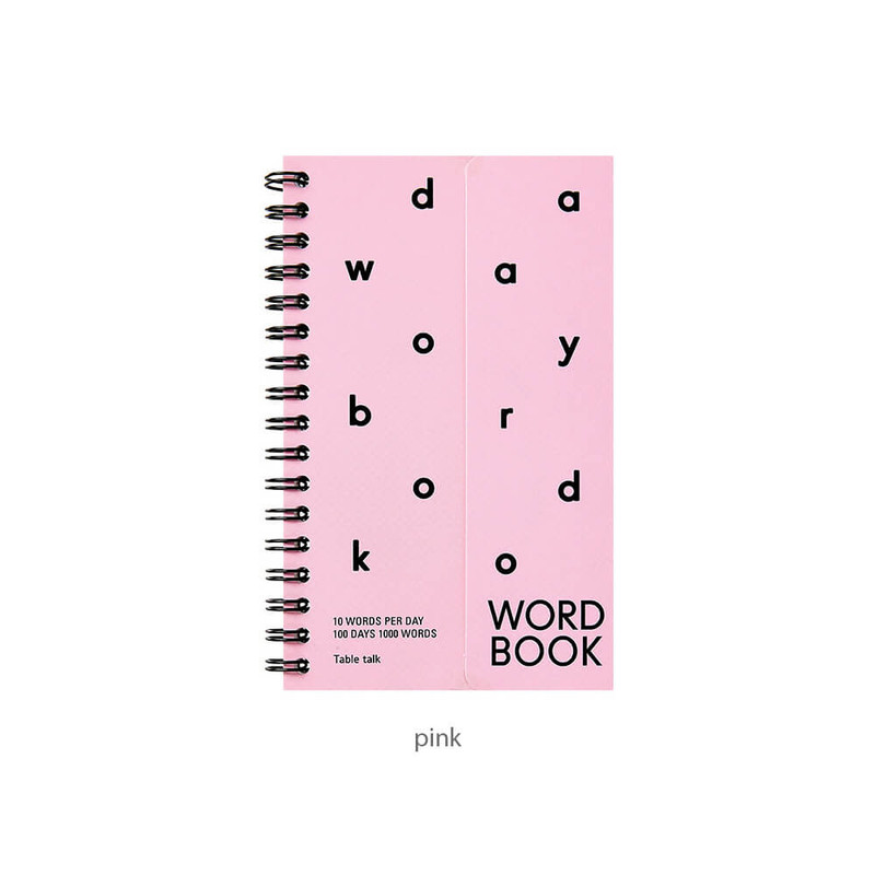 pink - Antenna Shop Make Study Habit Basic Vocabulary Notepad
