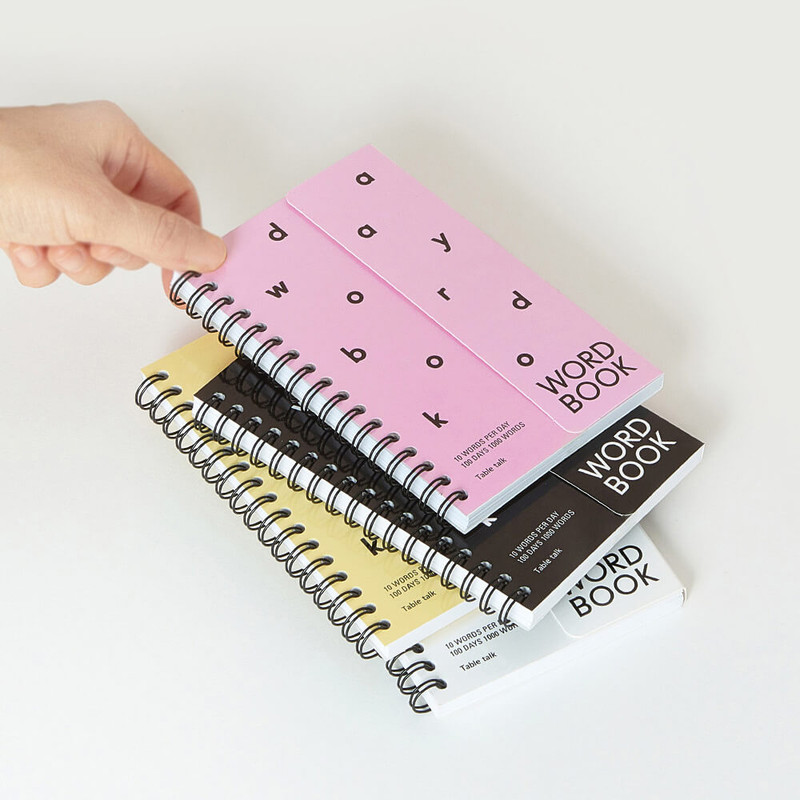 clever cover flap - Antenna Shop Make Study Habit Basic Vocabulary Notepad