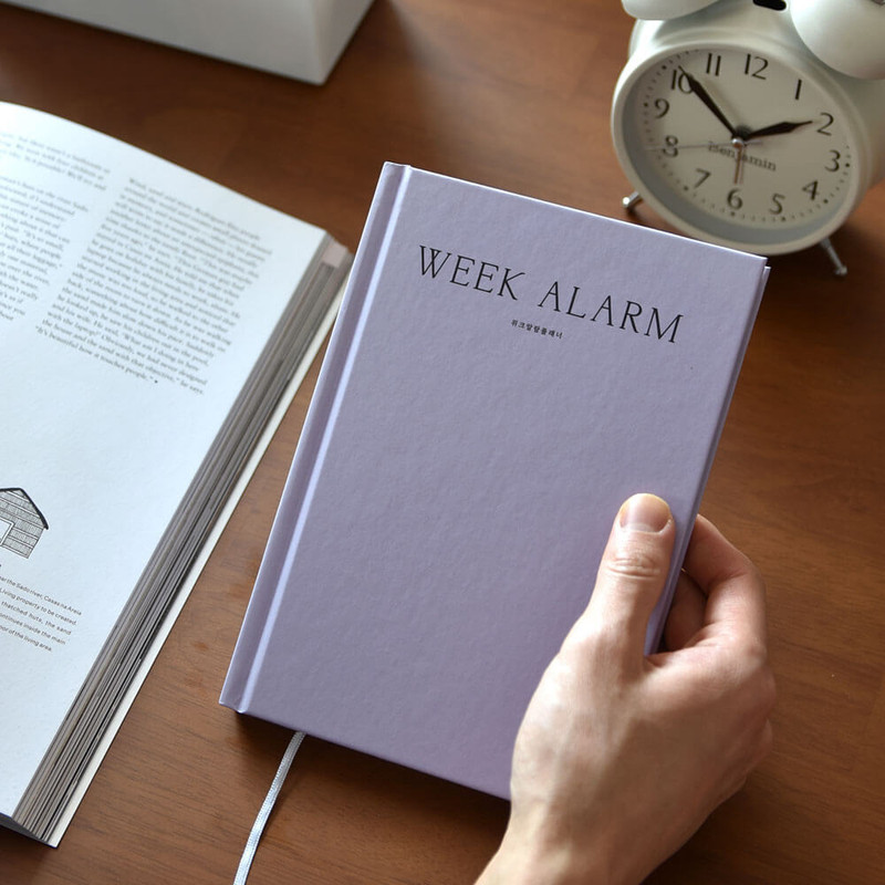 lavender - Plepic Week Alarm Dateless Weekly Checklist Planner lavender - Plepic Week Alarm Dateless Weekly Checklist Planner