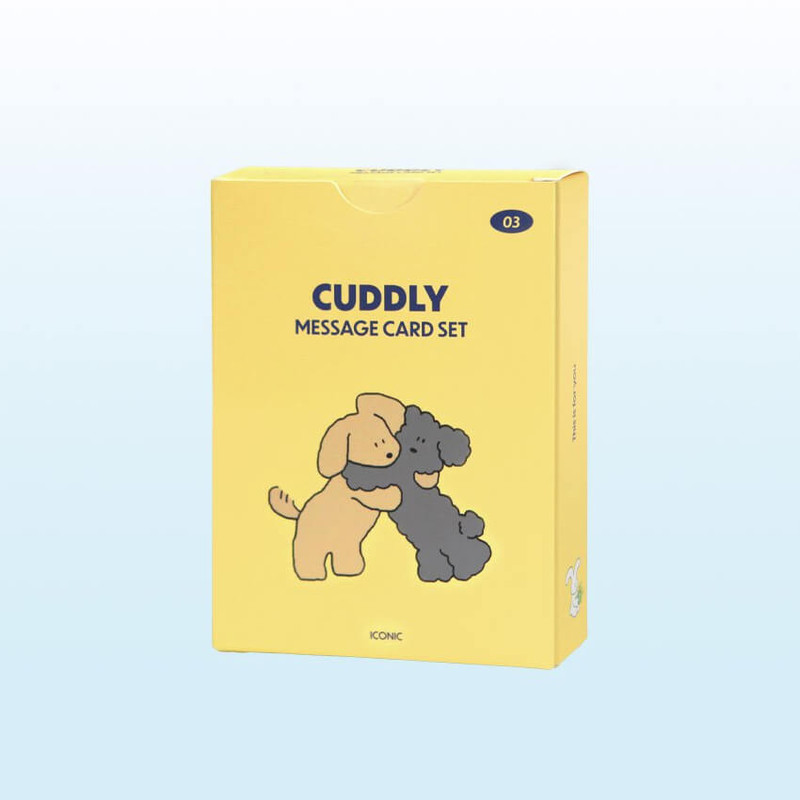 Iconic Cuddly Message Cards Envelope Set