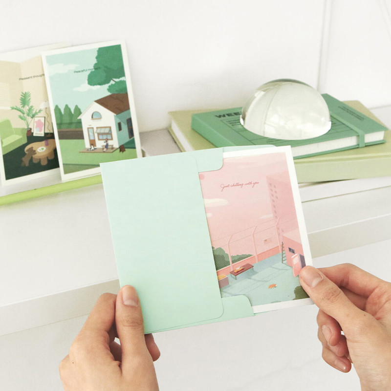 Usage example of Iconic Haru Message Cards Envelope Set