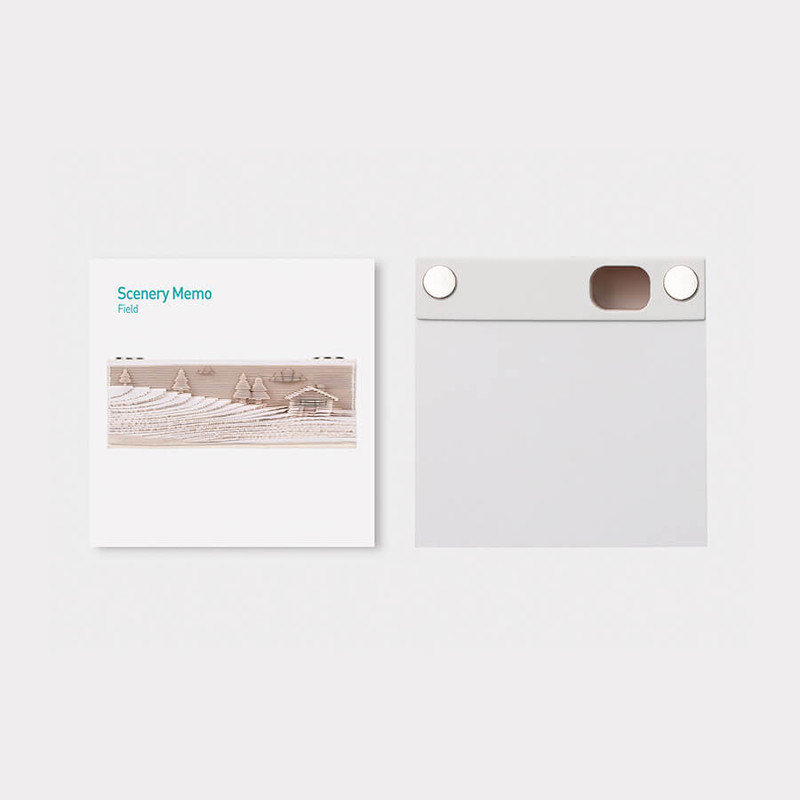 Appree Field 3D Scenery Memo Note Pads Appree Field 3D Scenery Memo Note Pads