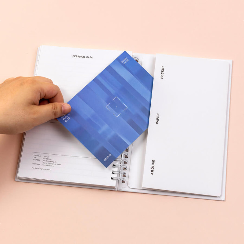 Paper pocket  - Ardium Pocket Wirebound Lined Notebook