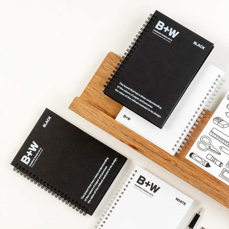 Ardium B+W Rainbow Wire-bound Lined Notebook Ardium B+W Rainbow Wire-bound Lined Notebook