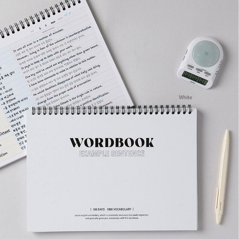 White - Antenna Shop Extensive B5 Example Sentence Vocabulary Notepad White - Antenna Shop Extensive B5 Example Sentence Vocabulary Notepad