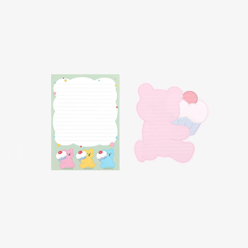 2 Type letters - Dailylike Birthday Jelly Bear Shape Letter Envelope Set 2 Type letters - Dailylike Birthday Jelly Bear Shape Letter Envelope Set