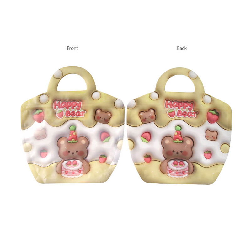 2Young Cutie Handle Zipper Tote Bag Set