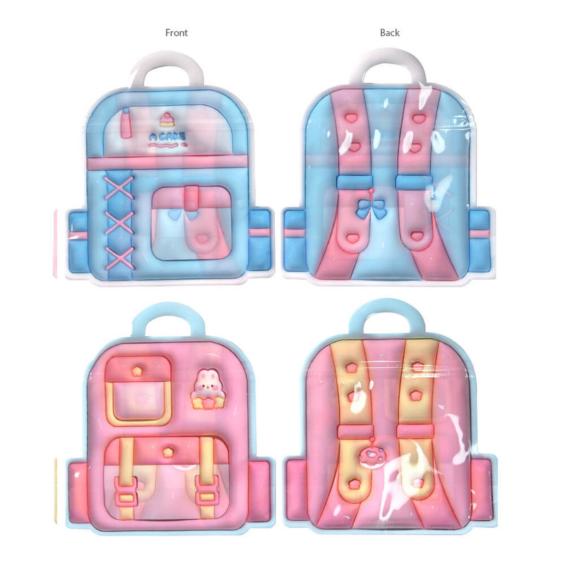 2Young BackPack Handle Zipper Bag Set
