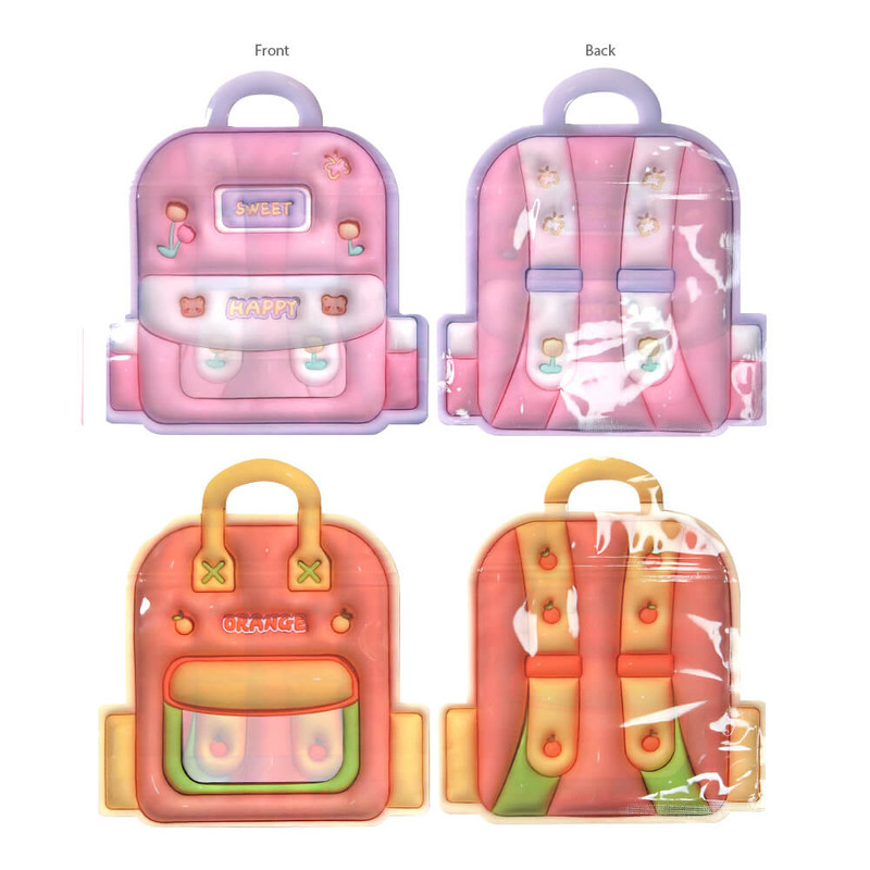 2Young BackPack Handle Zipper Bag Set