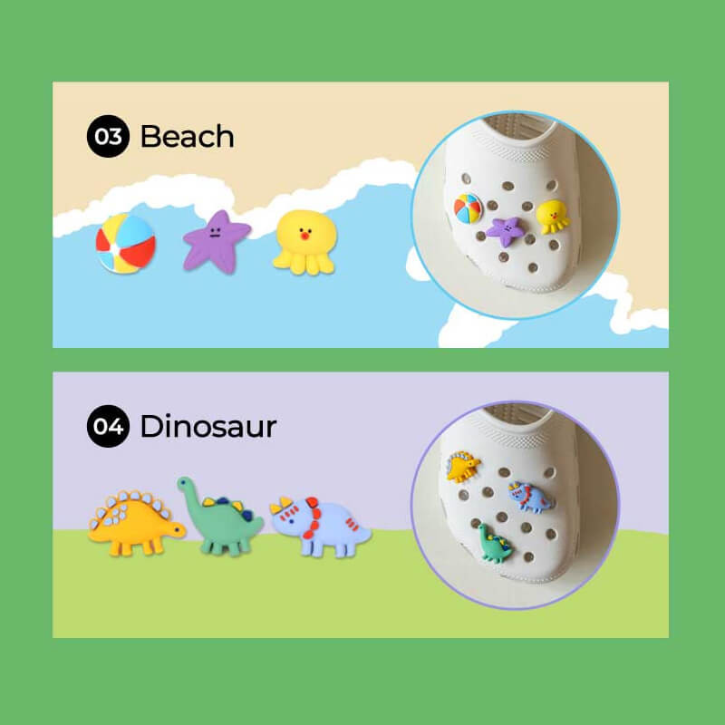 Dailylike Silicone Charm Set of 3 Pcs 01-04