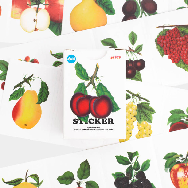 Label sticker - Nacoo Fruit Mini And Label Sticker Pack