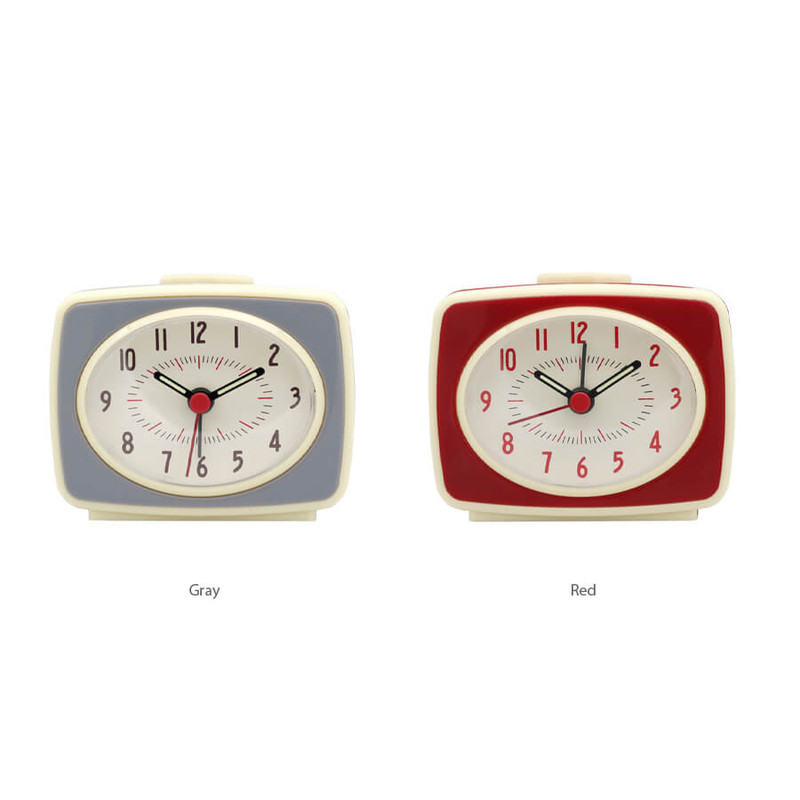 Color - Brisk Style Retro Analog Desk Clock