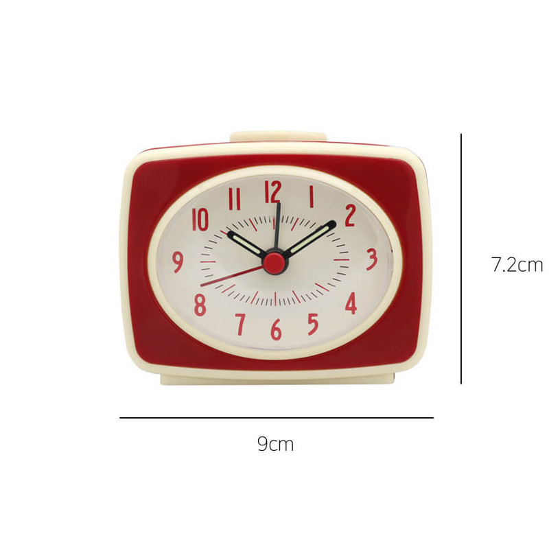 Size - Brisk Style Retro Analog Desk Clock