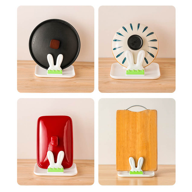 Usage example of Brisk Style Rabbit Pot Lid Kitchen Utensils Holder