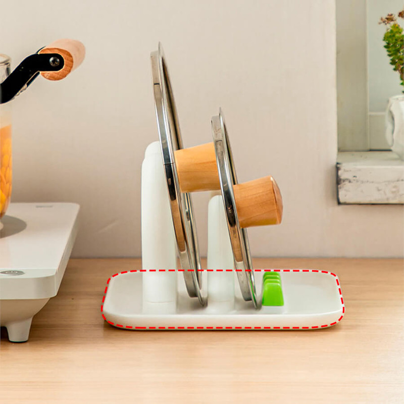 Usage example of Brisk Style Rabbit Pot Lid Kitchen Utensils Holder