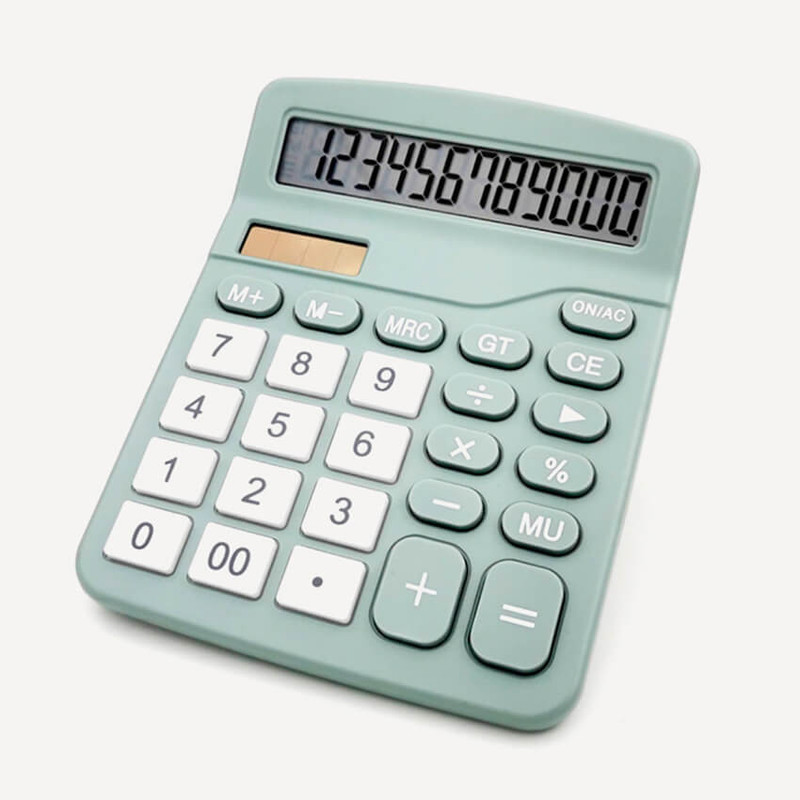 Green - Brisk Style Pastel Retro Calculator Green - Brisk Style Pastel Retro Calculator