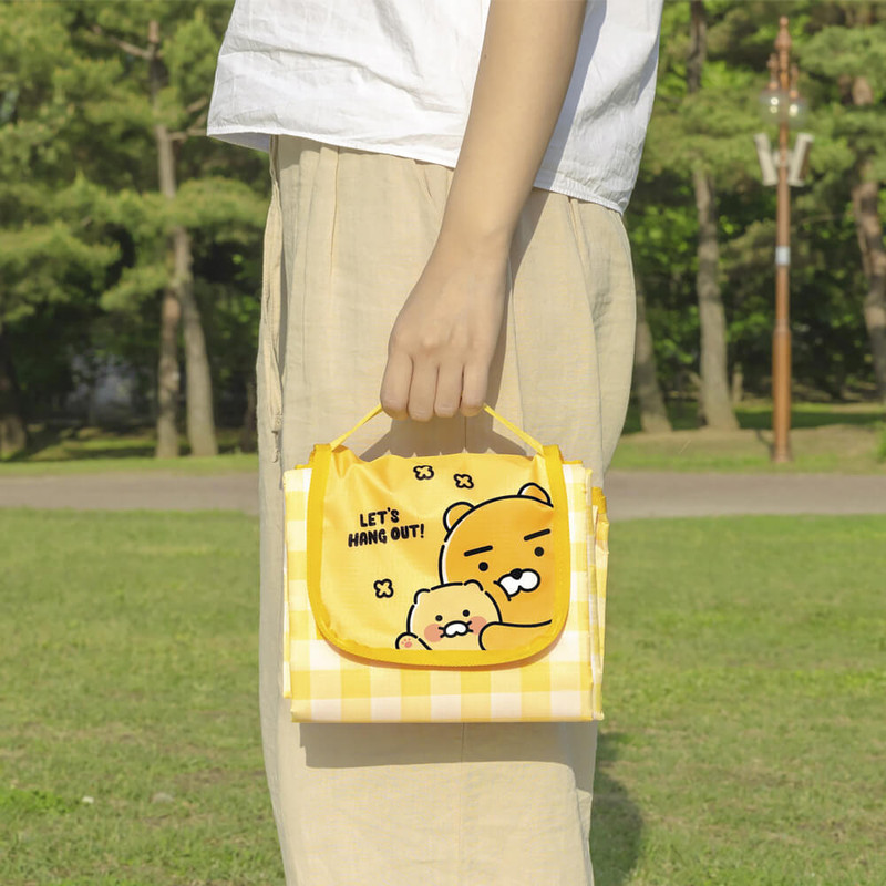 Foldable - Kakao Friends Ryan & Choonsik Foldable Picnic Mat Blanket