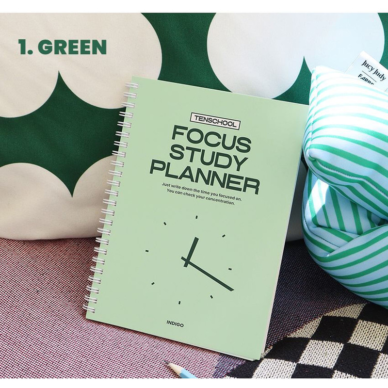 Green - Indigo Tenschool Focus 4 months Study Planner Green - Indigo Tenschool Focus 4 months Study Planner