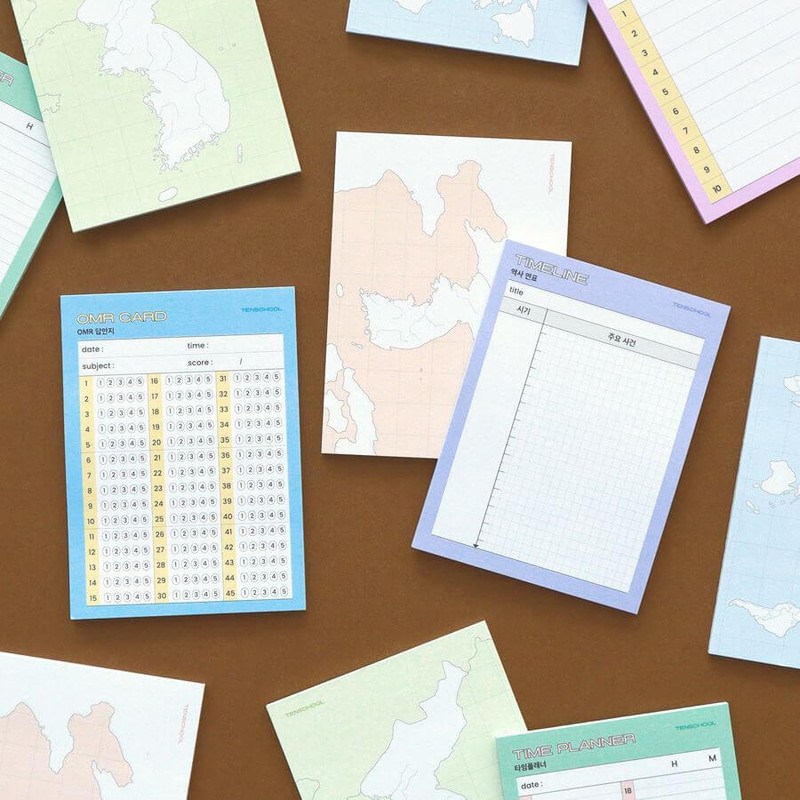 Indigo Tenschool Study Sticky Notepad