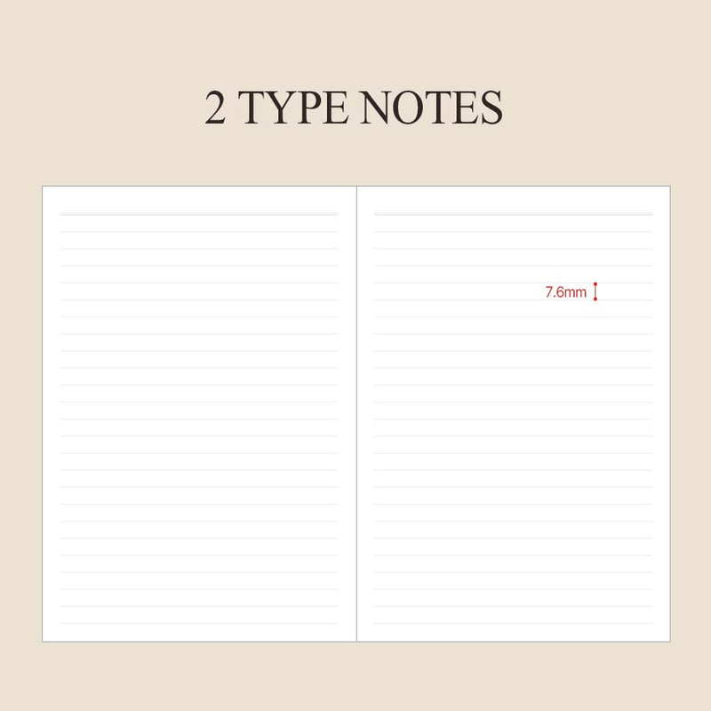 Lined Note - Indigo 2026 Official A5 Dated Weekly Planner Scheduler