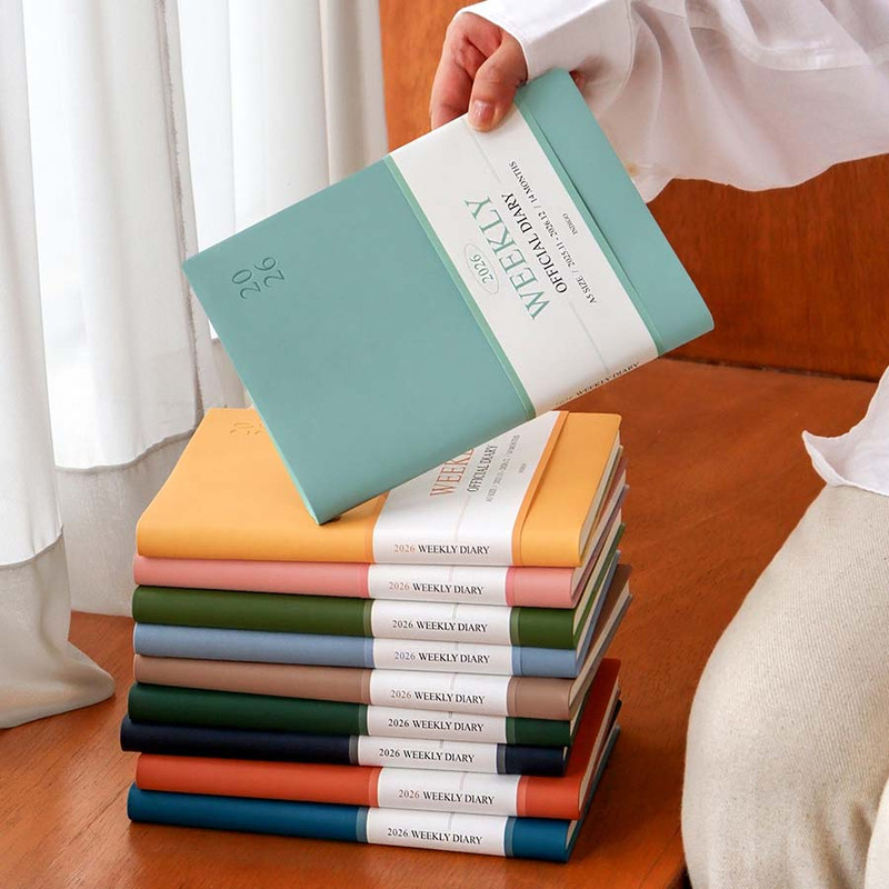 A5 size - Indigo 2026 Official A5 Dated Weekly Planner Scheduler