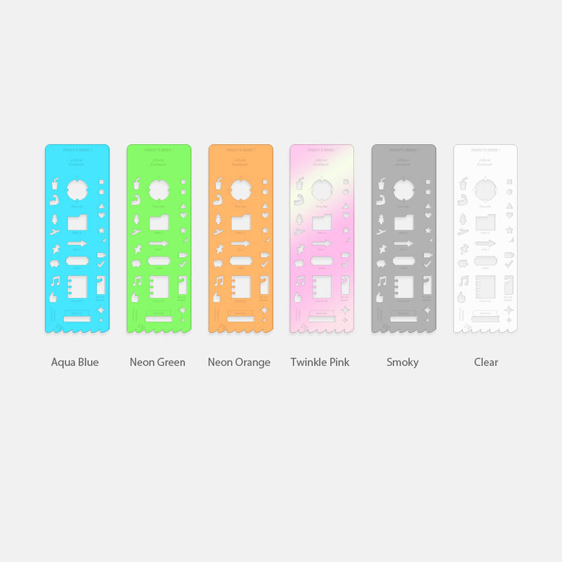 Colors - Play Obje Plepic Cute Out PVC Soft Template Bookmark