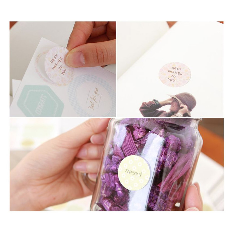 Usage example of Somssi Wedding Decoration Paper Sticker Pack