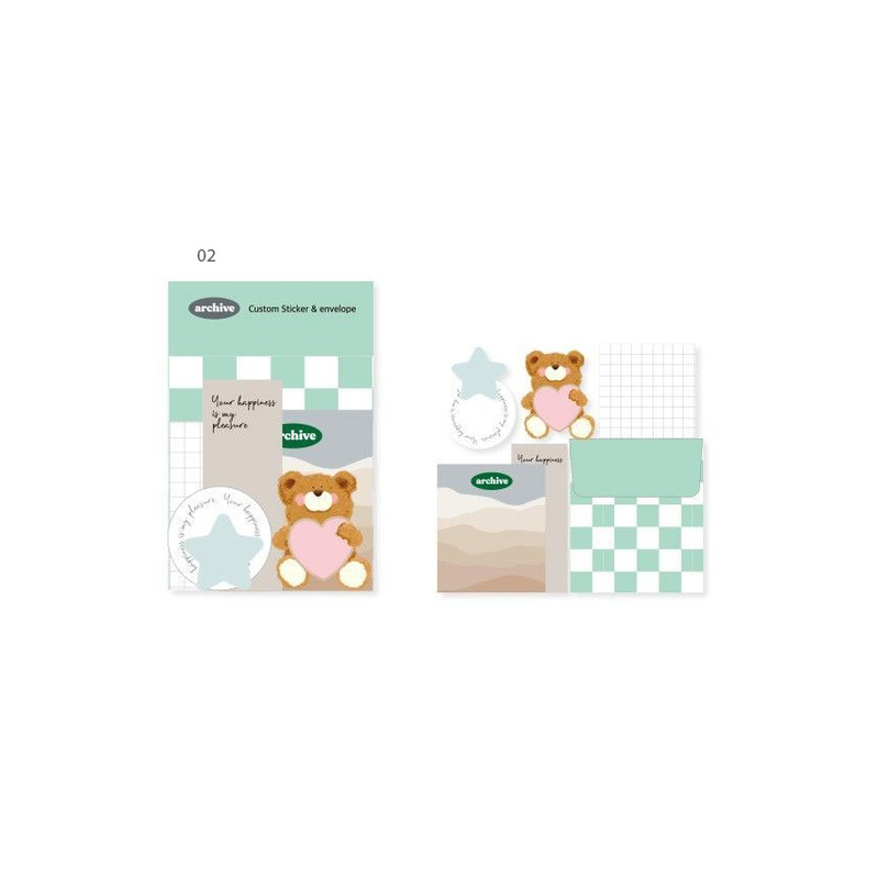 02 - Somssi Custom Paper Sticker And Envelope Set 02 - Somssi Custom Paper Sticker And Envelope Set