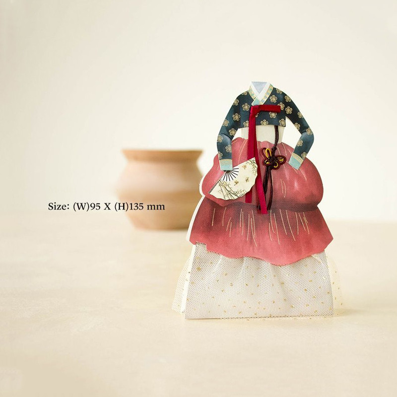 03 - Somssi Korea Traditional High-End Hanbok Card And Envelope 03 - Somssi Korea Traditional High-End Hanbok Card And Envelope