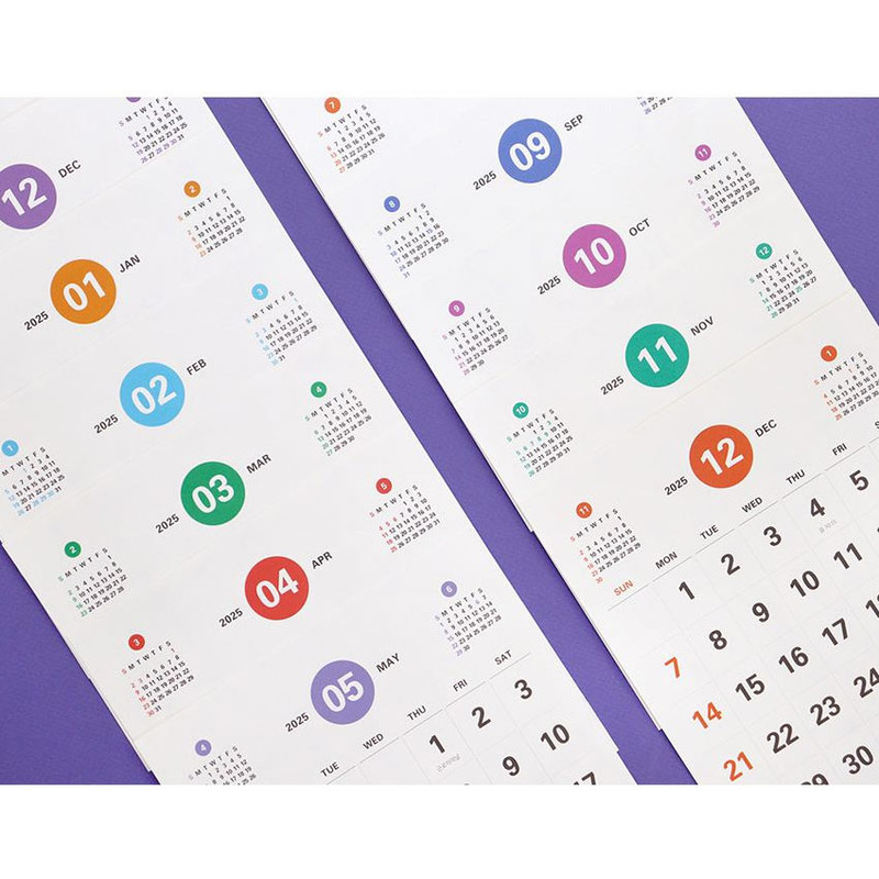 Colorful calendar - Indigo 2025 Prism Vertical Standing Desk Calendar Colorful calendar - Indigo 2025 Prism Vertical Standing Desk Calendar