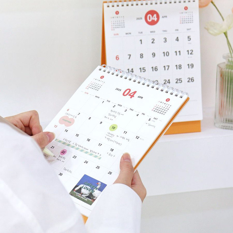 Usage example of Indigo 2025 Prism Vertical Standing Desk Calendar Usage example of Indigo 2025 Prism Vertical Standing Desk Calendar