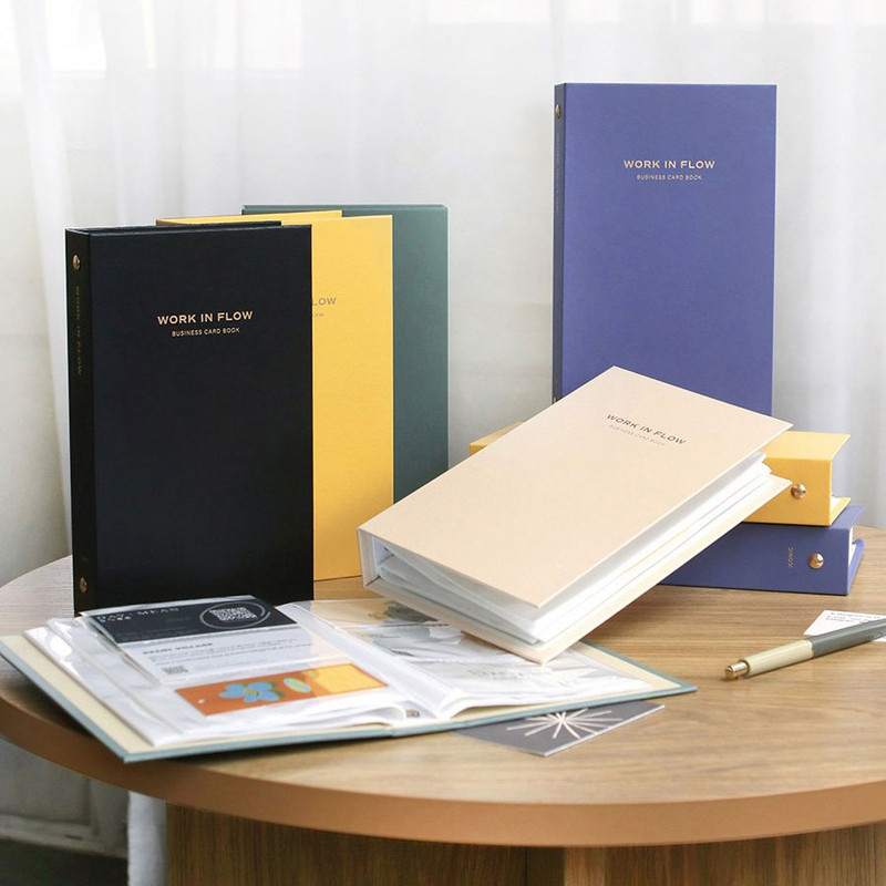 Iconic Work In Flow Business Card Holder Book