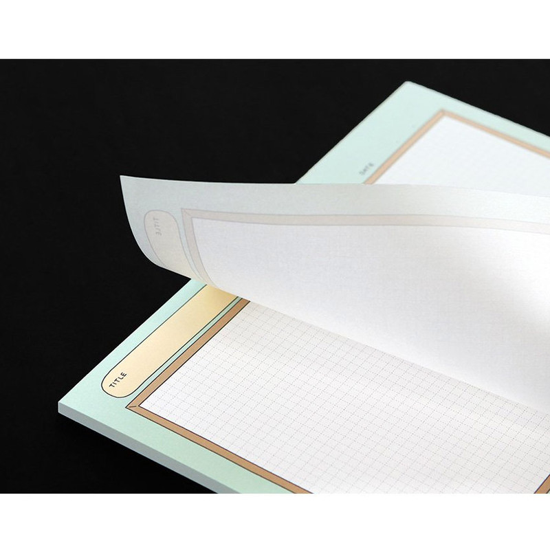 100gsm paper - Iconic Blah Blah B5 Grid Notepad 100gsm paper - Iconic Blah Blah B5 Grid Notepad
