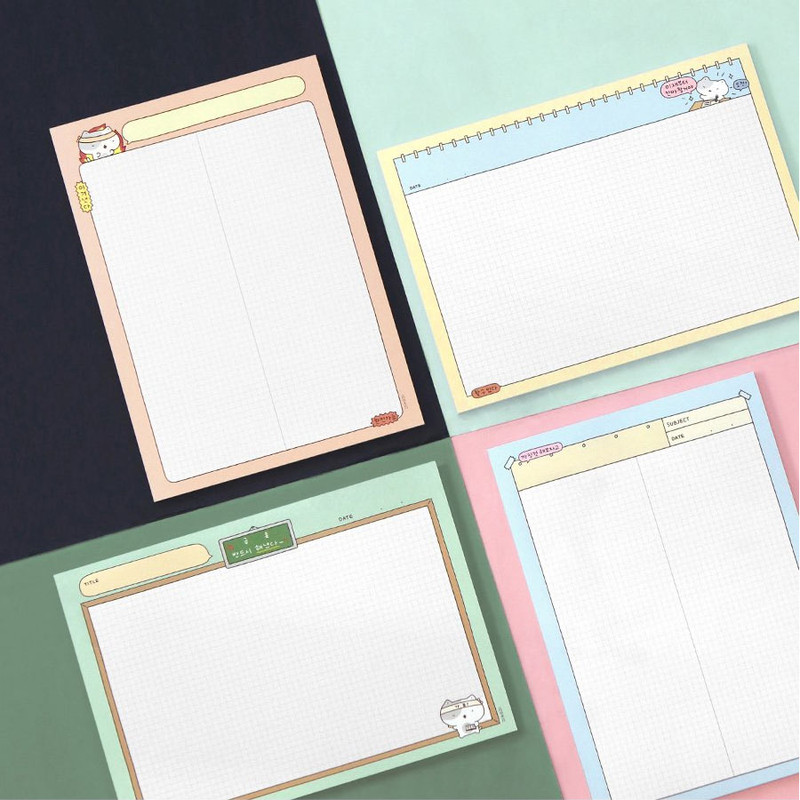 vertically or horizontally - Iconic Blah Blah B5 Grid Notepad vertically or horizontally - Iconic Blah Blah B5 Grid Notepad