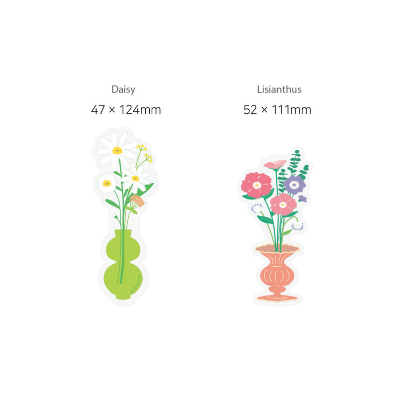 Option - Bookfriends Free Line Transparent Flower Bookmark