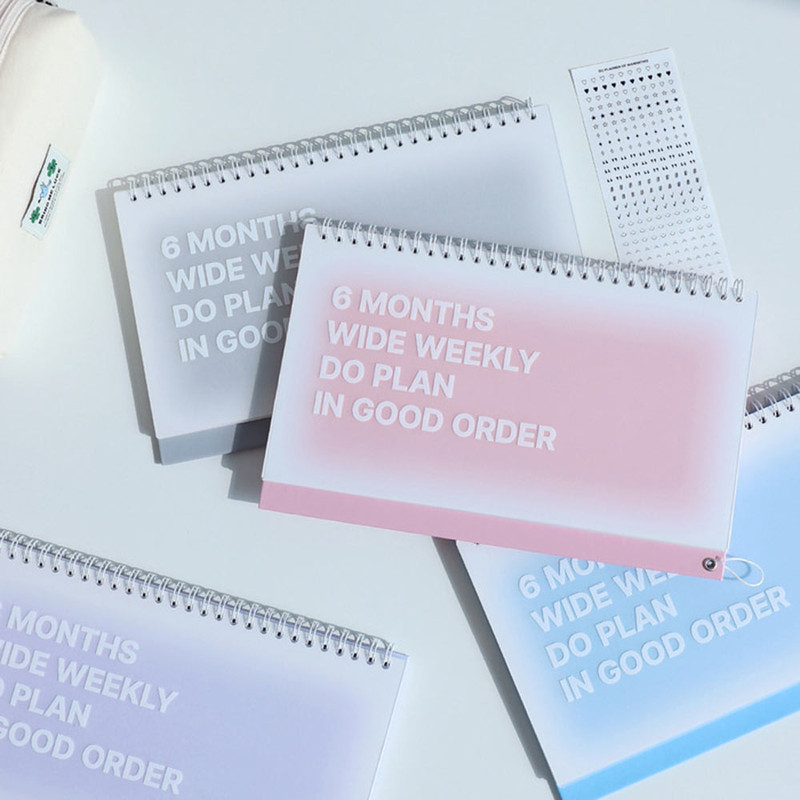 Wanna This DO 6 Months Dateless Weekly Desk Study Planner