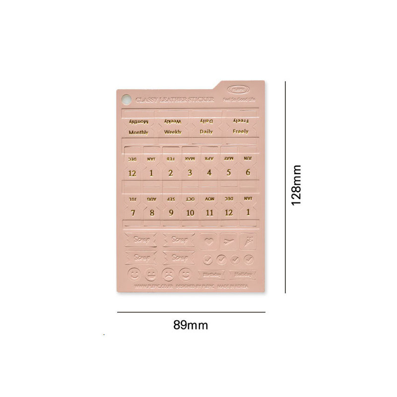 Size - Plepic Classy Twinkle PU Index Sticker Size - Plepic Classy Twinkle PU Index Sticker