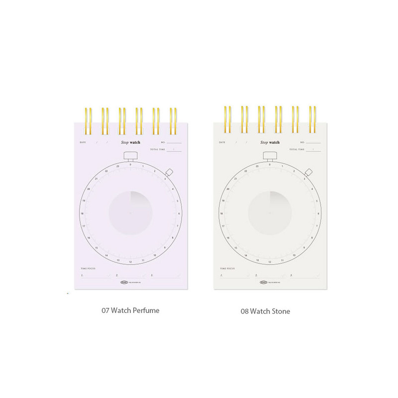 Option - Plepic Press Lined Alarm Watch Timetable Notepad