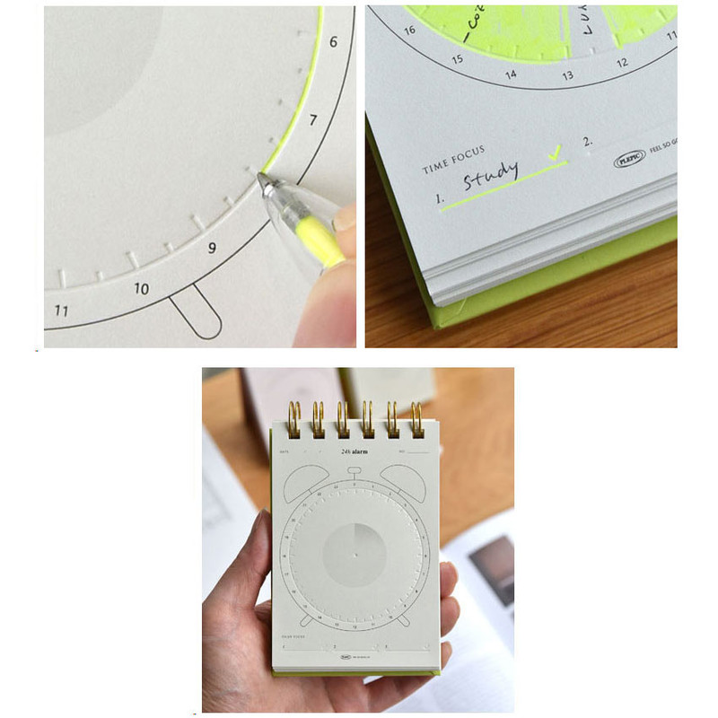 Detail of Plepic Press Lined Alarm Watch Timetable Notepad Detail of Plepic Press Lined Alarm Watch Timetable Notepad