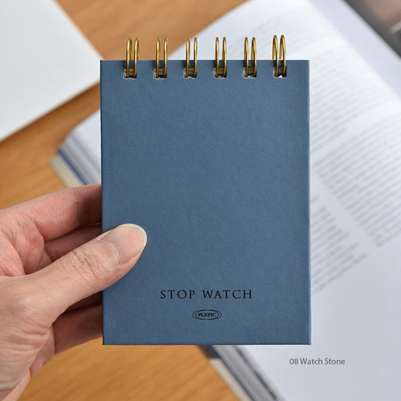 08 Watch Stone - Plepic Press Lined Alarm Watch Timetable Notepad 08 Watch Stone - Plepic Press Lined Alarm Watch Timetable Notepad