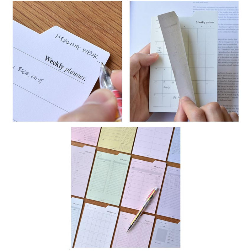 Detail of Plepic Big Index Sticky Planner Notepad Detail of Plepic Big Index Sticky Planner Notepad