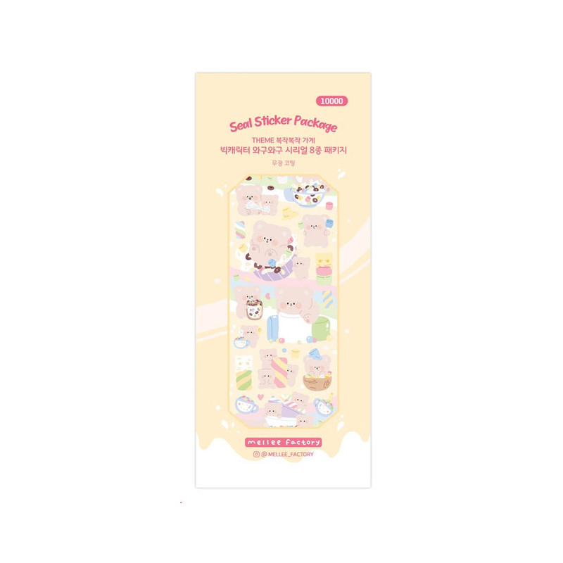 Package - Mellee Factory Big Cereal Removable Sticker Pack Package - Mellee Factory Big Cereal Removable Sticker Pack