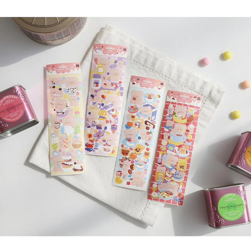 Mellee Factory Big Cereal Removable Sticker Pack Mellee Factory Big Cereal Removable Sticker Pack