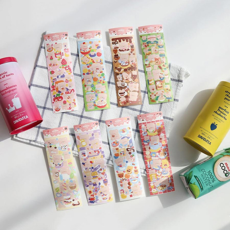 Mellee Factory Big Cereal Removable Sticker Pack Mellee Factory Big Cereal Removable Sticker Pack