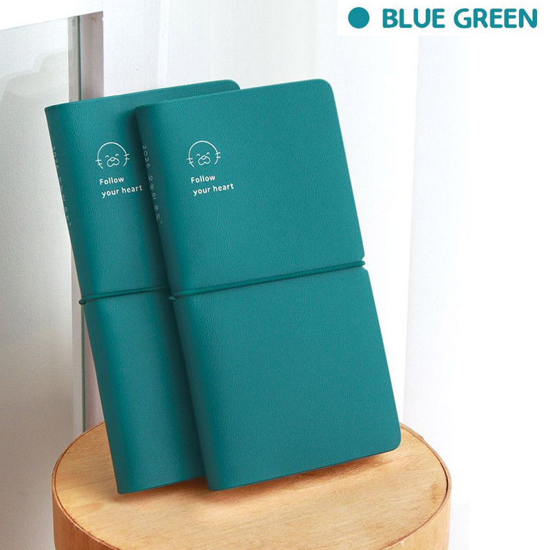 Blue Green - Indigo 2026 The Temperature Of The Day Slim Dated Weekly Diary Blue Green - Indigo 2026 The Temperature Of The Day Slim Dated Weekly Diary