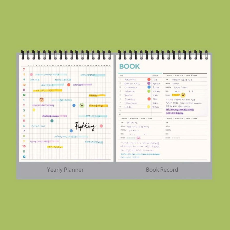 Calendar pages - Gunmangzeung 2026 Dual Life Desk Calendar Scheduler
