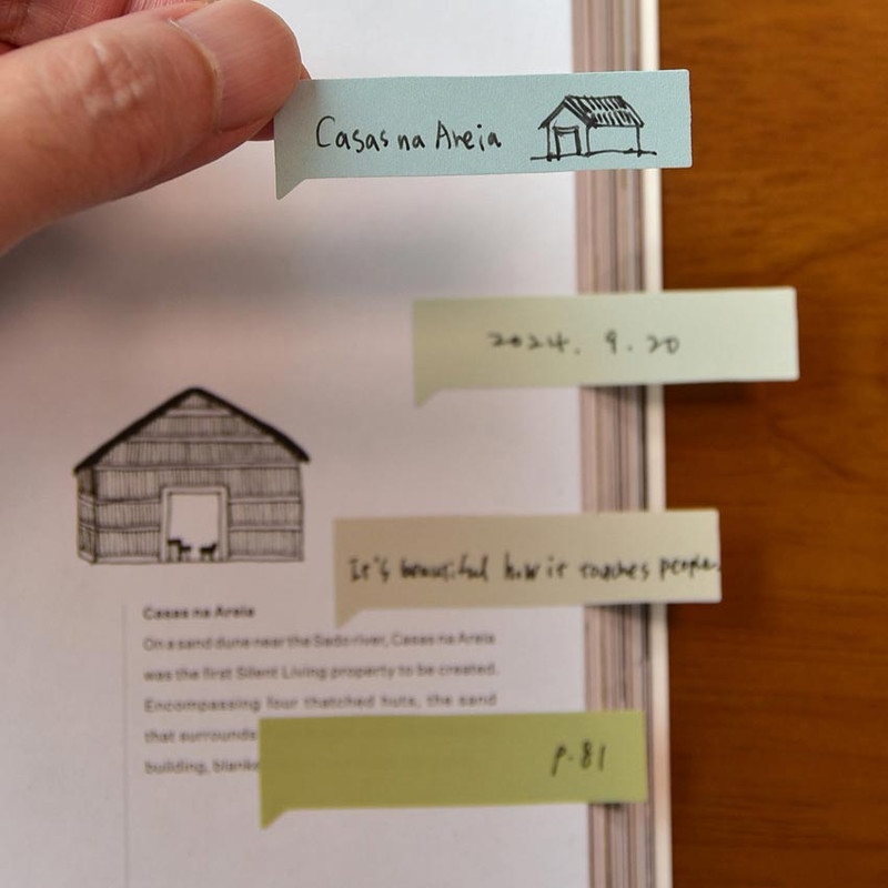 Usage example of Plepic Talk Commentary Flag Sticky Notepad